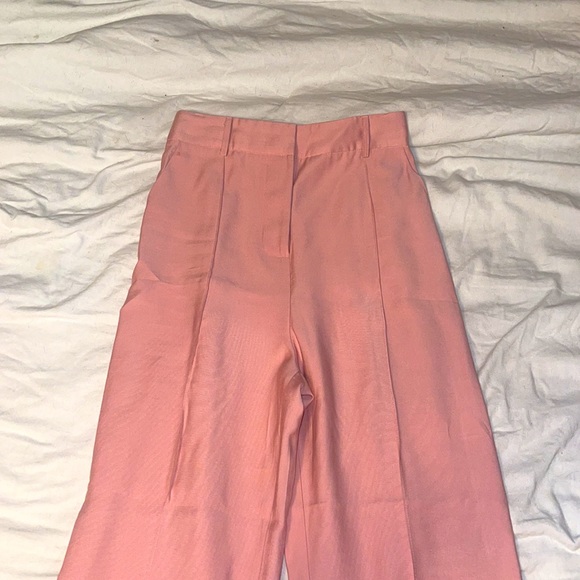 High waisted pink pants - Picture 4 of 5